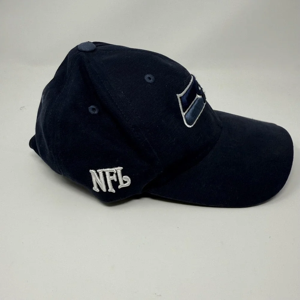 Seattle Seahawks Hat Cap Strap Back Mens NFL Football Adjustable Embroidered